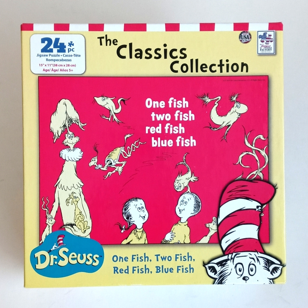 Dr. Seuss The Classics Collection 24 Piece Mini Puzzle Cat In The Hat